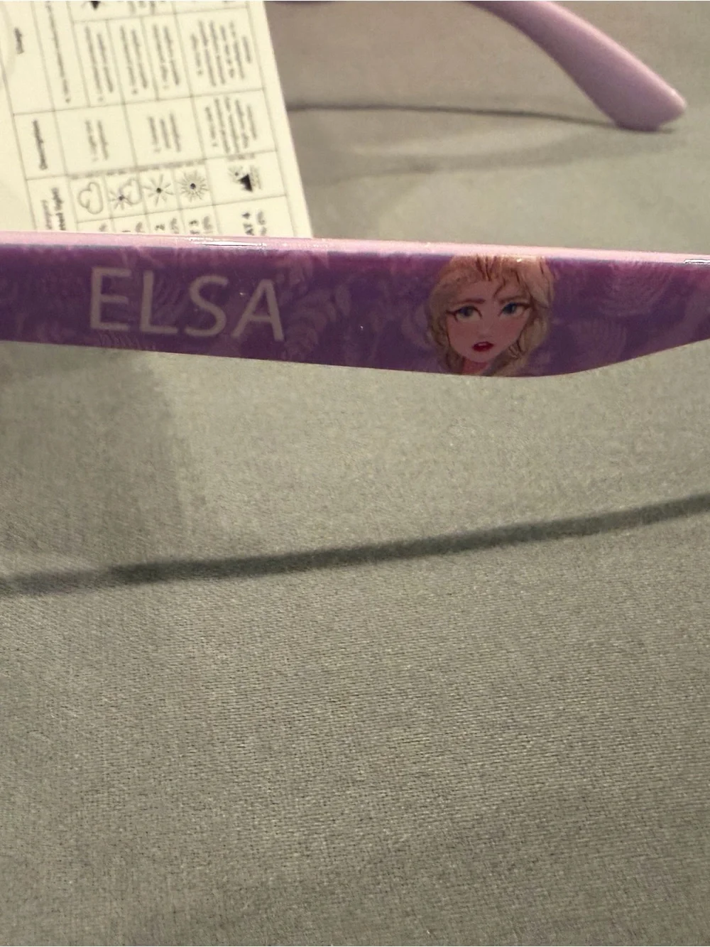 Disney Frozen Lilac Plastic Sunglasses with Dark Lenses